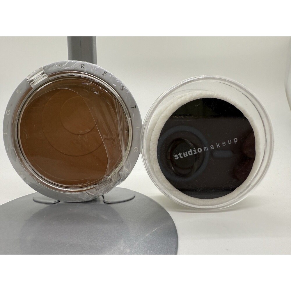 Prestige Perfectly Matte Translucent Powder PP-10A Cocoa,Studio Makeup Puffs New